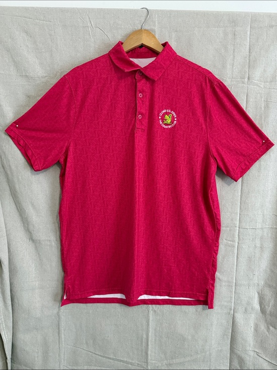US Open Shop Other - Men's Polo Shirt 122nd US Open - Red with Embroidered Crest